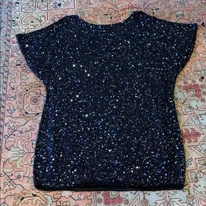 Little black dress with lots of bling!